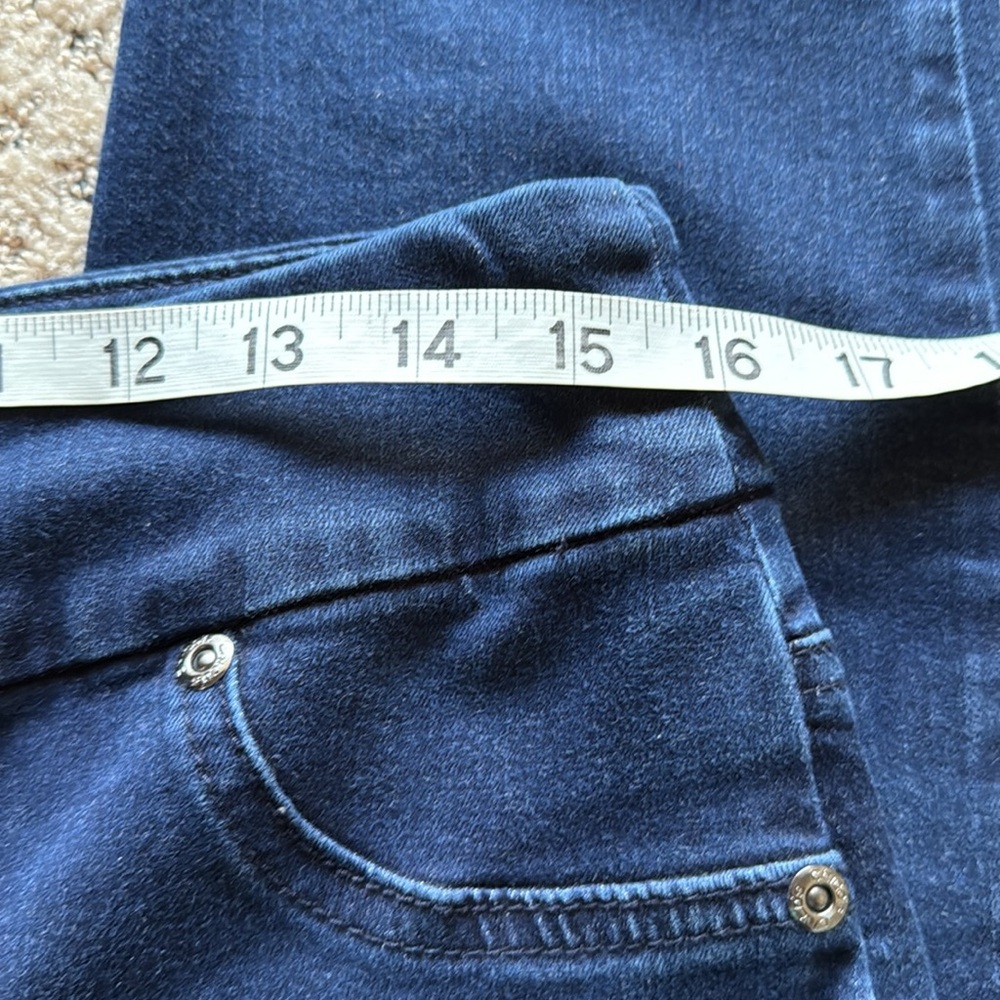Chico's Dark Blue Perfect Stretch Jeans Size 1 - Picture 4 of 6